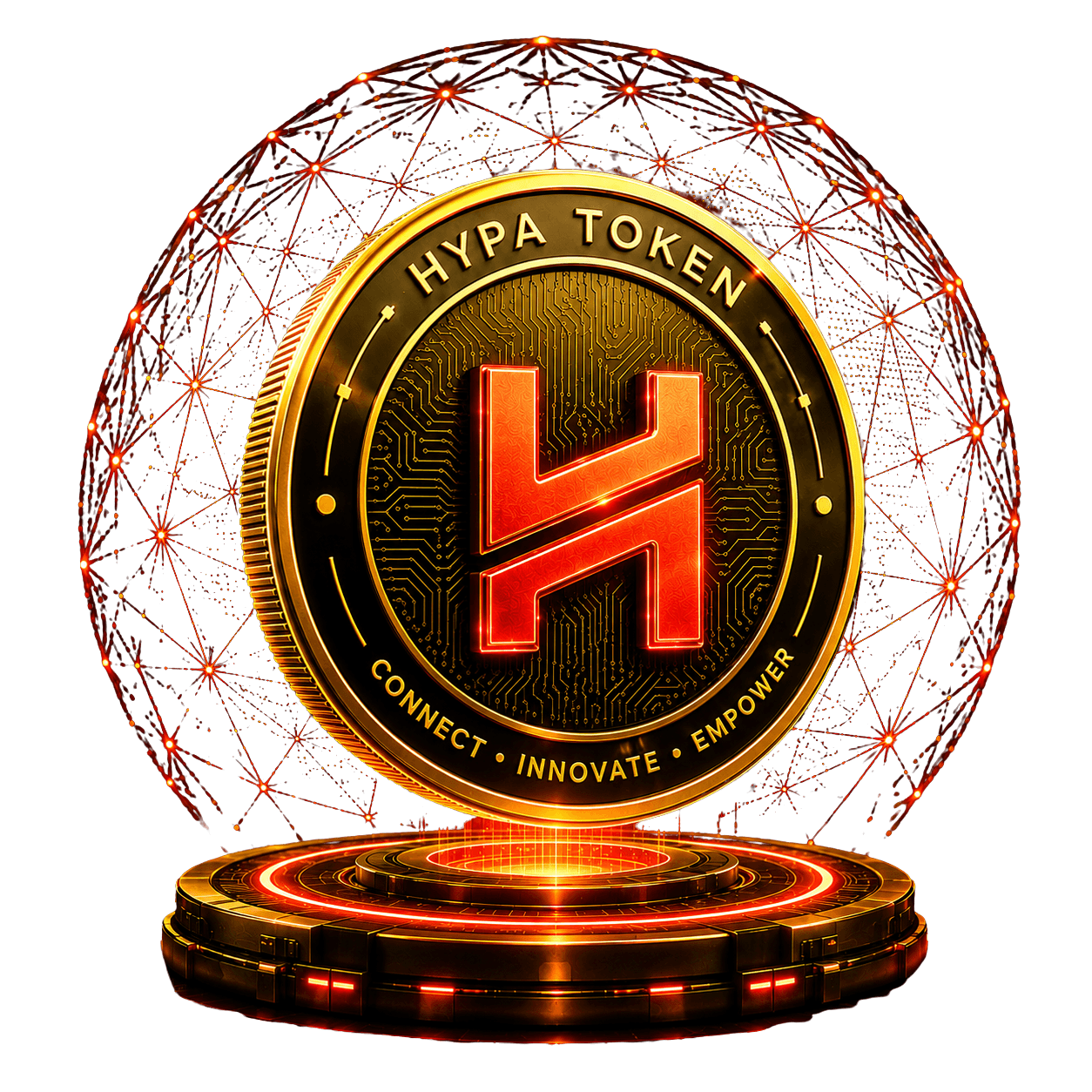 HYPA Token protected by a decentralized blockchain verification network
